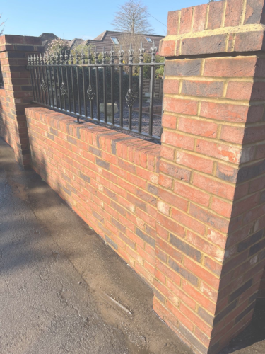 Brick Wall, Clean, Pressure Washing, DB General Maintenance